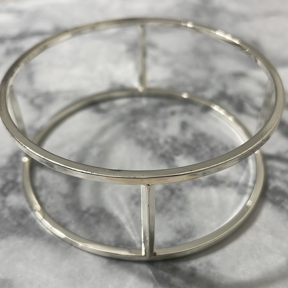 Silver Y2k Bangle Bracelet - Picture 6 of 8